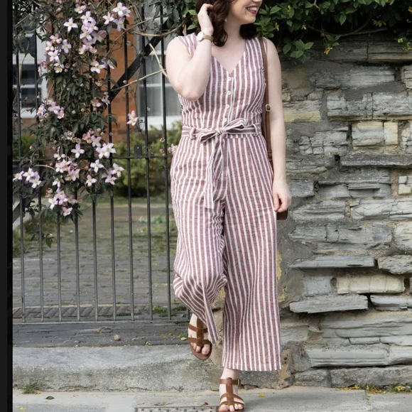Boden Pants Jumpsuits Boden Striped Jumpsuit Poshmark